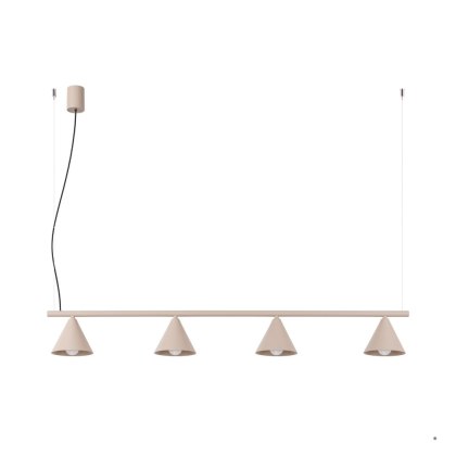 Sollux Lighting Żyrandol NOX 4L taupe