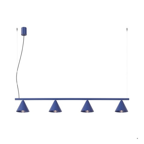 Sollux Lighting Żyrandol NOX 4L ultramaryna
