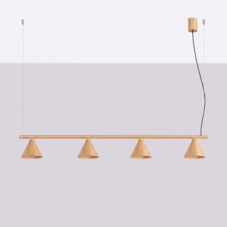 Sollux Lighting Żyrandol NOX 4L złota