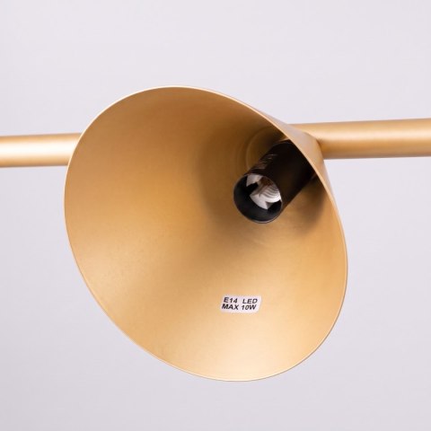 Sollux Lighting Żyrandol NOX 4L złota
