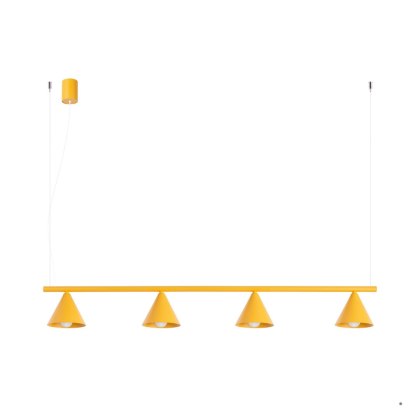 Sollux Lighting Żyrandol NOX 4L żółta