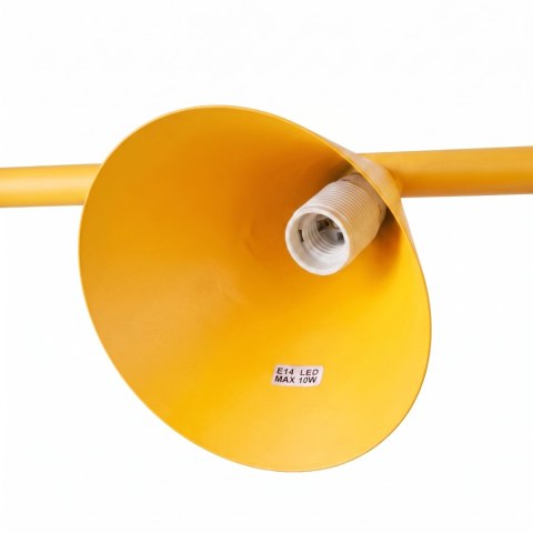 Sollux Lighting Żyrandol NOX 4L żółta