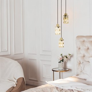 Light Prestige Lira 3 wisząca talerz złota