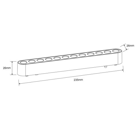 Light Prestige Reflektor Magnetic Slim Zing 12W LED CCT biały