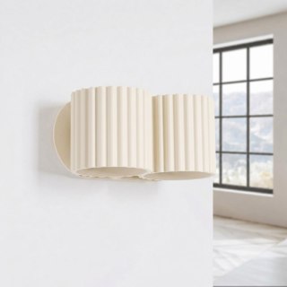 Sollux Lighting Kinkiet AURA 2 beżowy G9