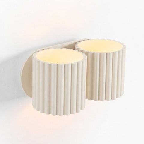 Sollux Lighting Kinkiet AURA 2 beżowy G9