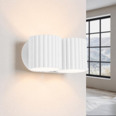 Sollux Lighting Kinkiet AURA 2 biały G9