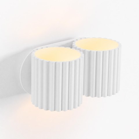 Sollux Lighting Kinkiet AURA 2 biały G9