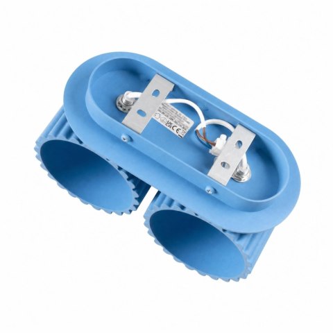 Sollux Lighting Kinkiet AURA 2 błękitny G9