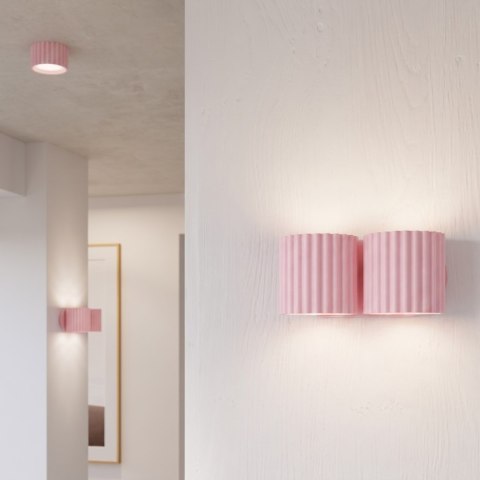 Sollux Lighting Kinkiet AURA 2 różowy G9