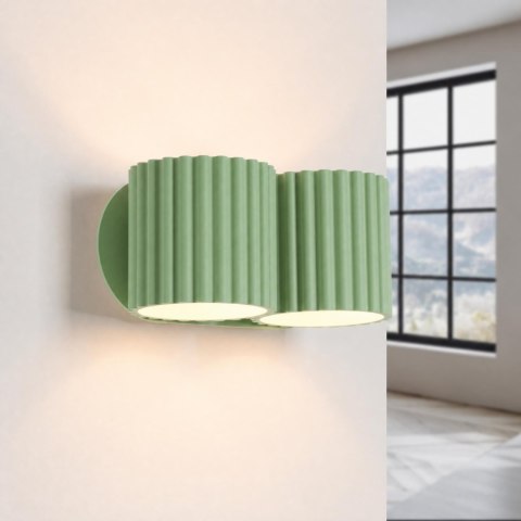 Sollux Lighting Kinkiet AURA 2 szałwiowy G9