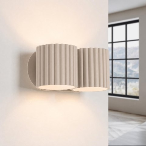 Sollux Lighting Kinkiet AURA 2 taupe G9