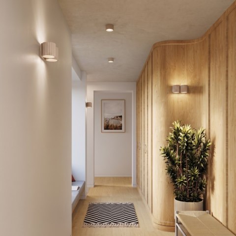 Sollux Lighting Kinkiet AURA 2 taupe G9