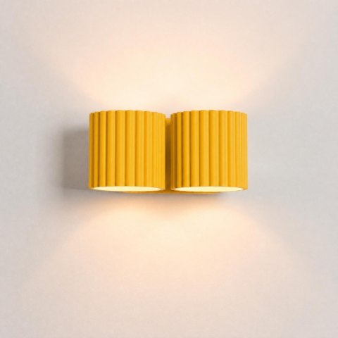 Sollux Lighting Kinkiet AURA 2 żółty G9