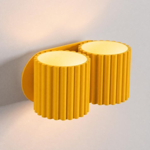 Sollux Lighting Kinkiet AURA 2 żółty G9