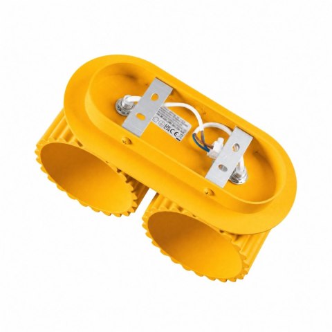 Sollux Lighting Kinkiet AURA 2 żółty G9