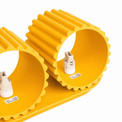 Sollux Lighting Kinkiet AURA 2 żółty G9