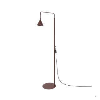 Sollux Lighting Lampa podłogowa NOX brązowa
