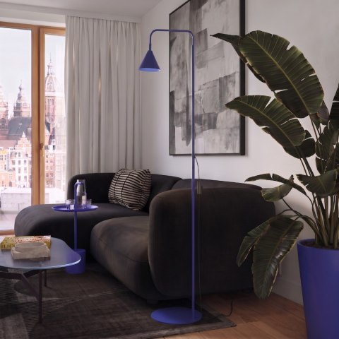 Sollux Lighting Lampa podłogowa NOX ultramaryna
