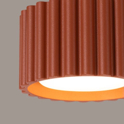 Sollux Lighting Plafon AURA 1 ochra czerwona Gx53