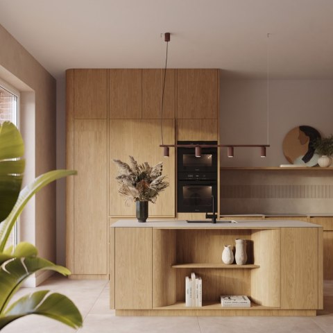 Sollux Lighting Żyrandol KARBON 4 brązowa