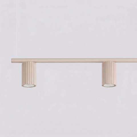 Sollux Lighting Żyrandol KARBON 4 taupe