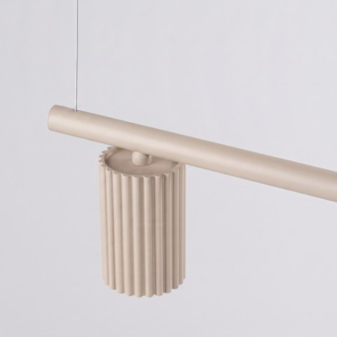 Sollux Lighting Żyrandol KARBON 4 taupe