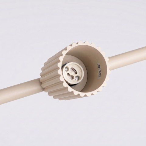 Sollux Lighting Żyrandol KARBON 4 taupe