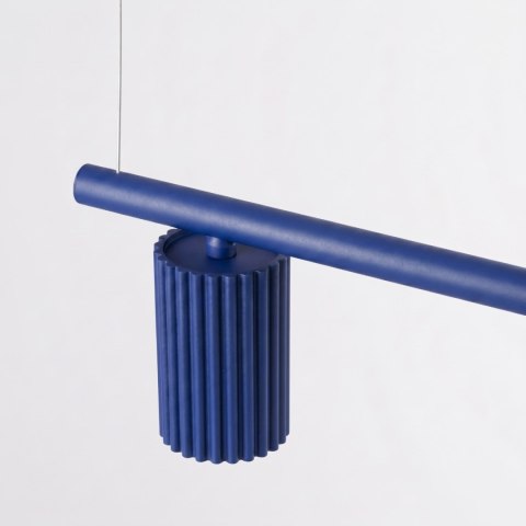 Sollux Lighting Żyrandol KARBON 4 ultramaryna