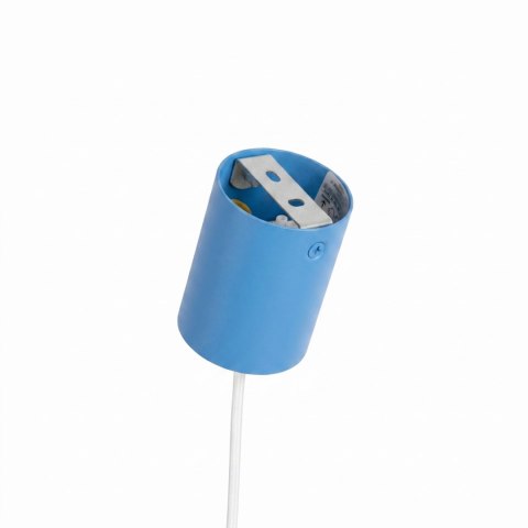Sollux Lighting Żyrandol NOX 4L błękitna