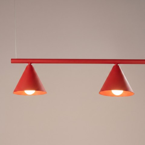 Sollux Lighting Żyrandol NOX 4L czerwona