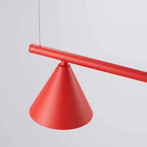 Sollux Lighting Żyrandol NOX 4L czerwona