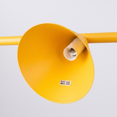 Sollux Lighting Żyrandol NOX 4L żółta