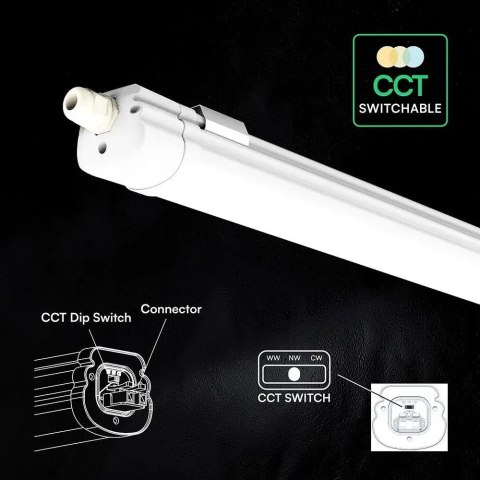 48W LED WATERPROOF G SERIES ECONOMICAL TUBE 150CM 3IN1 120LM/W