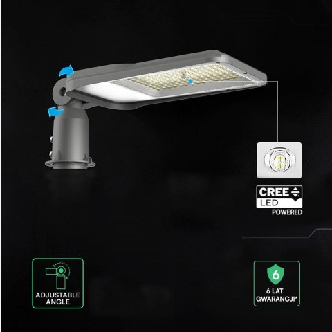 50W LED STREETLIGHT WITH CREE CHIP COLORCODE:6500K 120LM/W- 6YRS WARRANTY