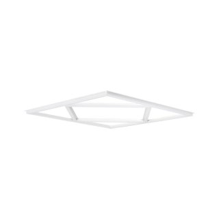 64W LED DIAMOND-IN-SQUARE PANEL LIFUD DRIVER+QC 595x595MM FLICKER FREE 6500K
