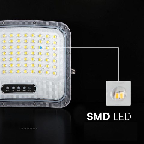 LED FLOODLIGHT WITH SOLAR PANEL 12W BLACK 3IN1 IP65