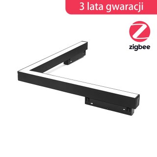 Lampa magnetyczna narożna DDCX-B12-ZB 24W ZIGBEE CCT czarny