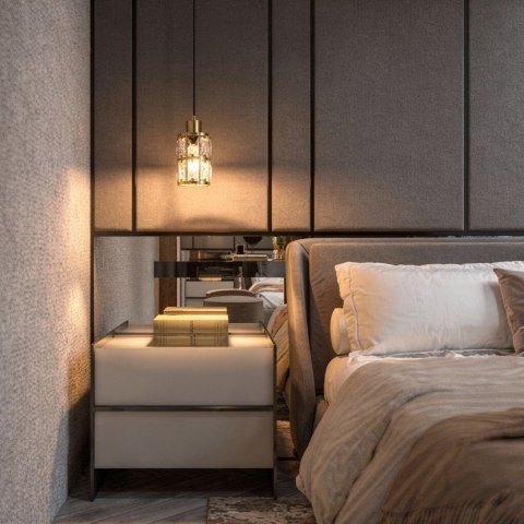 Light Prestige Lira 1 wisząca złota