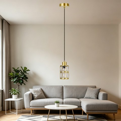 Light Prestige Lira 1 wisząca złota