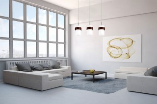 Light Prestige Miele 1 wisząca brązowa