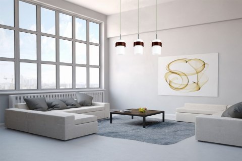Light Prestige Miele 1 wisząca brązowa
