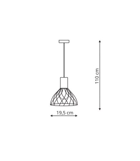 Light Prestige Moderno wisząca mała GU10