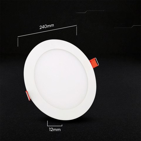 Mini Pannello LED Chip CREE 22W Rotondo da Incasso CCT