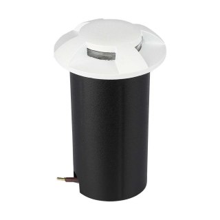 Oprawa gruntowa ogrodowa najazdowa V-TAC 1W LED biała 4-stronna IP67 VT-1171 6400K 50lm