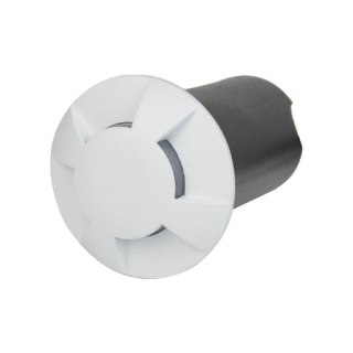Oprawa gruntowa ogrodowa najazdowa V-TAC 1W LED biała 4-stronna IP67 VT-1171 6400K 50lm