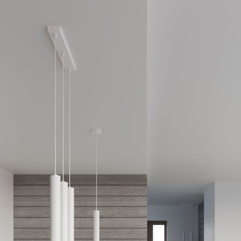 Sollux Lighting Lampa wisząca WEZYR 2 biała