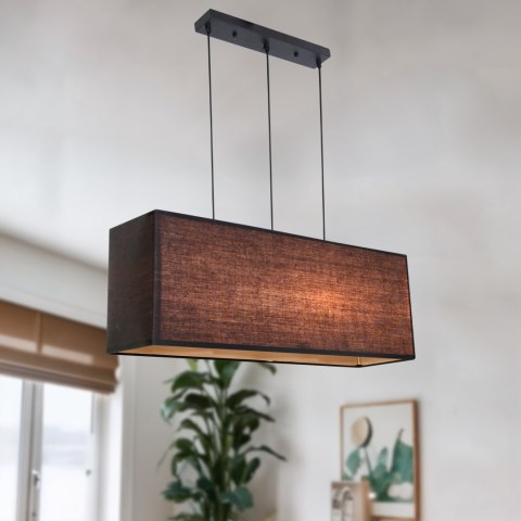 Lampa sufitowa czarna 5xE27 Boho Candellux 31-58416