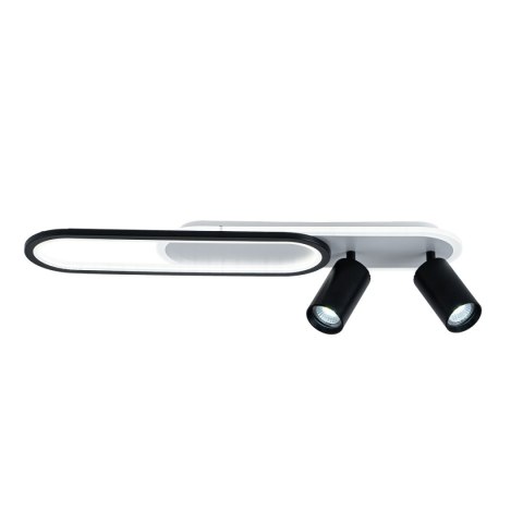 Light Prestige Spot Parma 2 długi czarny 2xGU10 LED CCT