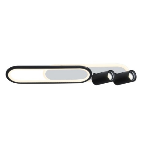 Light Prestige Spot Parma 2 długi czarny 2xGU10 LED CCT